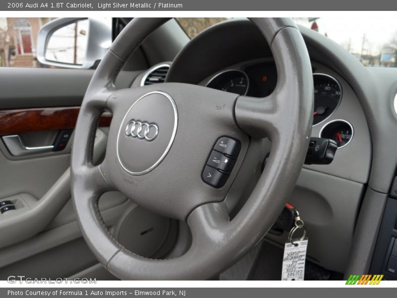Light Silver Metallic / Platinum 2006 Audi A4 1.8T Cabriolet