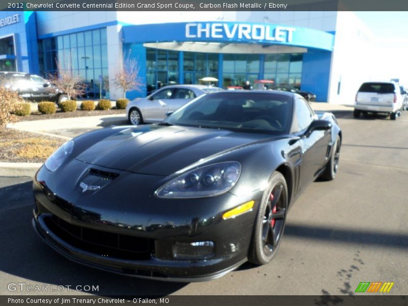Carbon Flash Metallic / Ebony 2012 Chevrolet Corvette Centennial Edition Grand Sport Coupe
