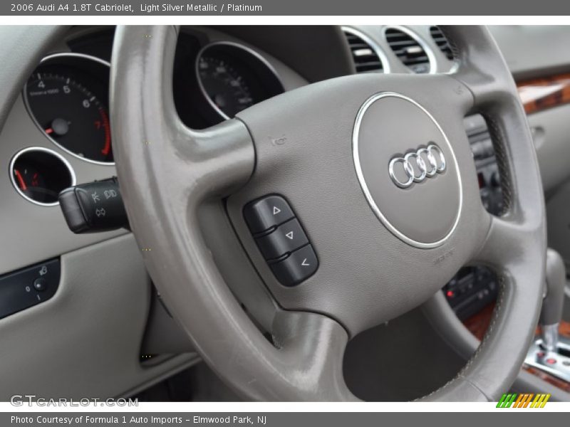 Light Silver Metallic / Platinum 2006 Audi A4 1.8T Cabriolet
