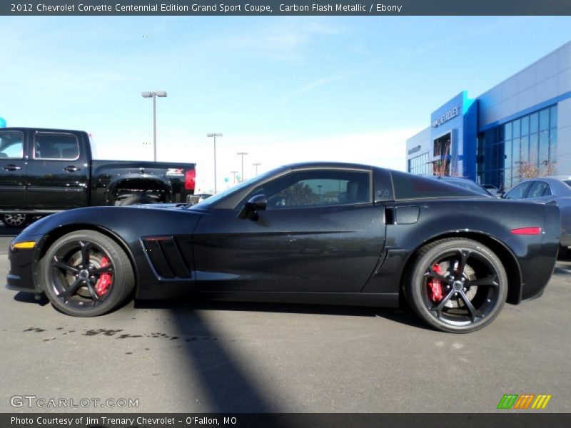 Carbon Flash Metallic / Ebony 2012 Chevrolet Corvette Centennial Edition Grand Sport Coupe