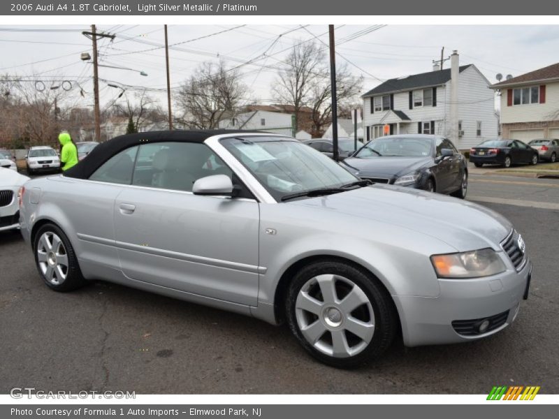Light Silver Metallic / Platinum 2006 Audi A4 1.8T Cabriolet