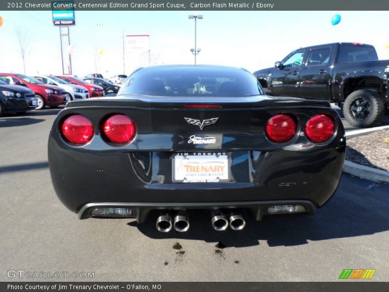 Carbon Flash Metallic / Ebony 2012 Chevrolet Corvette Centennial Edition Grand Sport Coupe