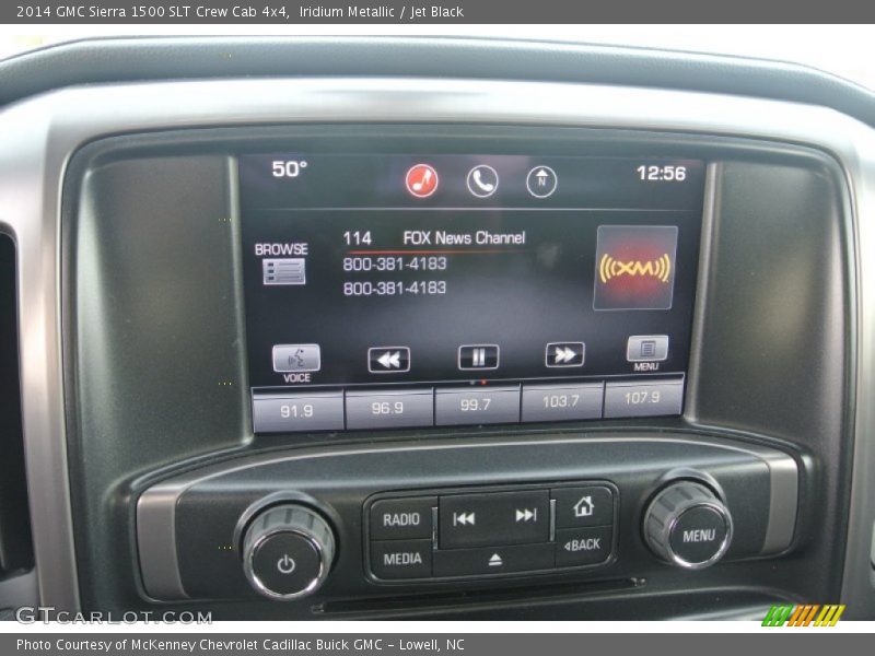 Controls of 2014 Sierra 1500 SLT Crew Cab 4x4