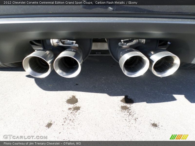 Exhaust of 2012 Corvette Centennial Edition Grand Sport Coupe