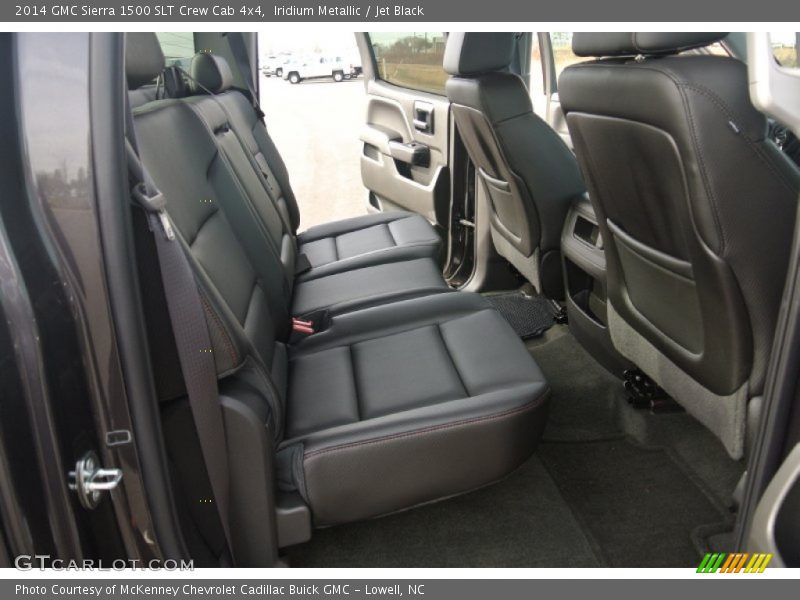 Rear Seat of 2014 Sierra 1500 SLT Crew Cab 4x4