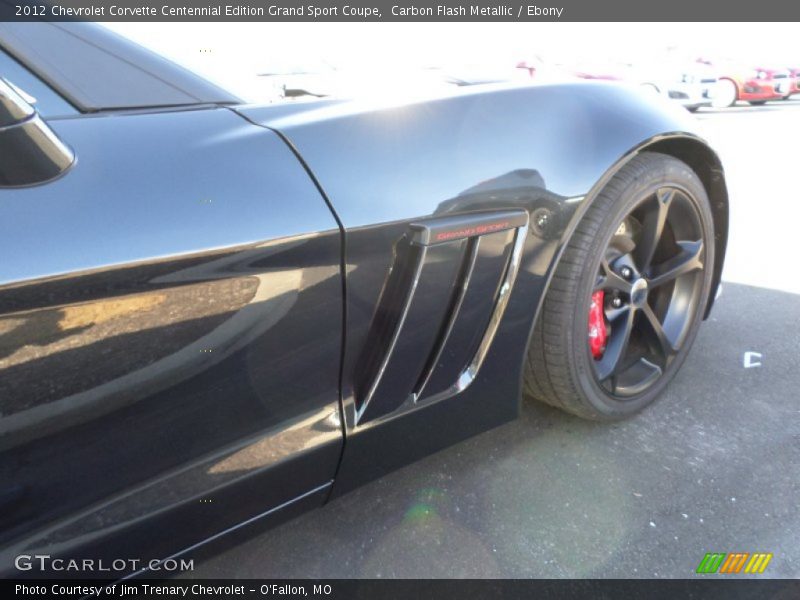 Carbon Flash Metallic / Ebony 2012 Chevrolet Corvette Centennial Edition Grand Sport Coupe