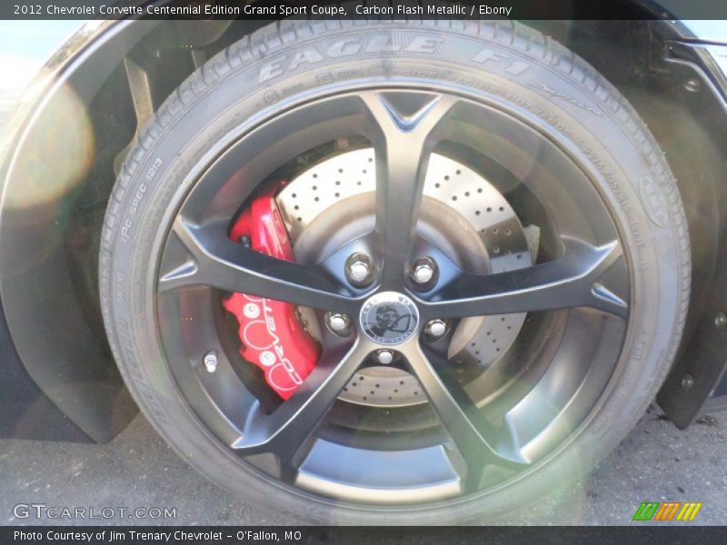  2012 Corvette Centennial Edition Grand Sport Coupe Wheel
