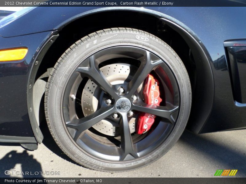 Carbon Flash Metallic / Ebony 2012 Chevrolet Corvette Centennial Edition Grand Sport Coupe