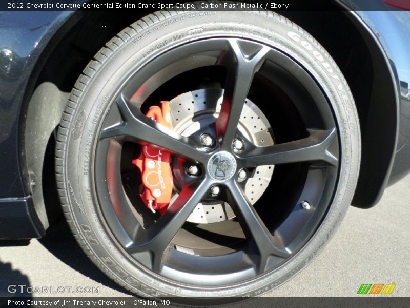  2012 Corvette Centennial Edition Grand Sport Coupe Wheel