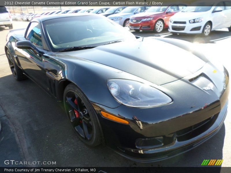 Carbon Flash Metallic / Ebony 2012 Chevrolet Corvette Centennial Edition Grand Sport Coupe