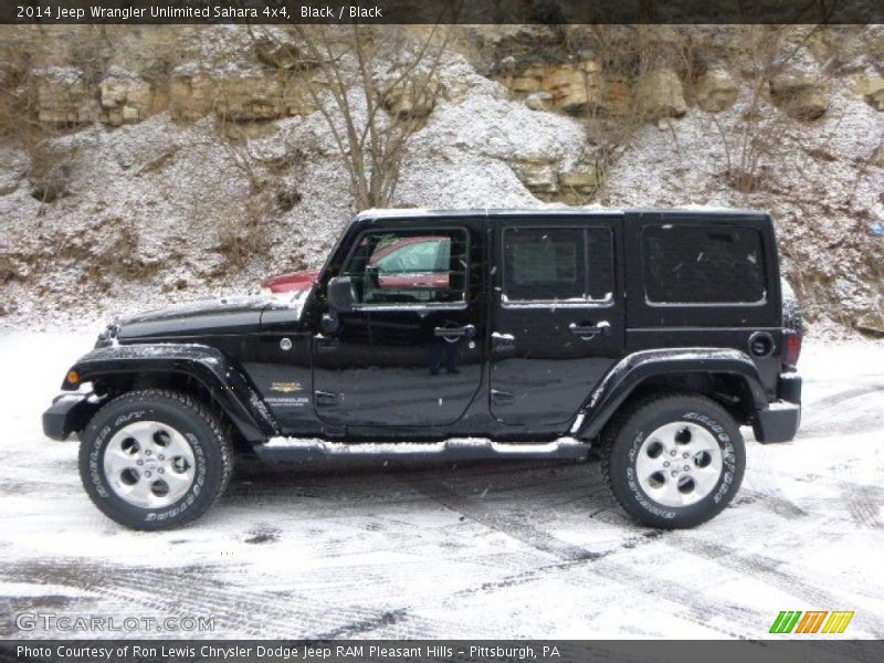 Black / Black 2014 Jeep Wrangler Unlimited Sahara 4x4