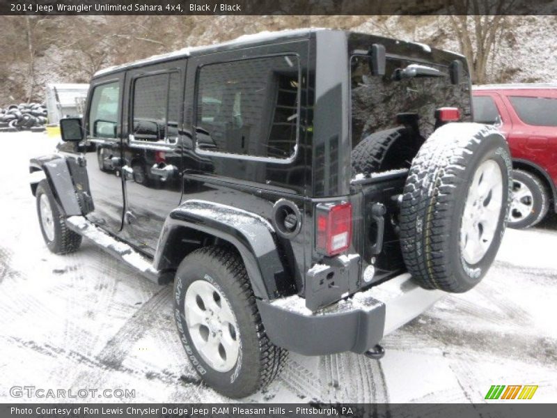 Black / Black 2014 Jeep Wrangler Unlimited Sahara 4x4