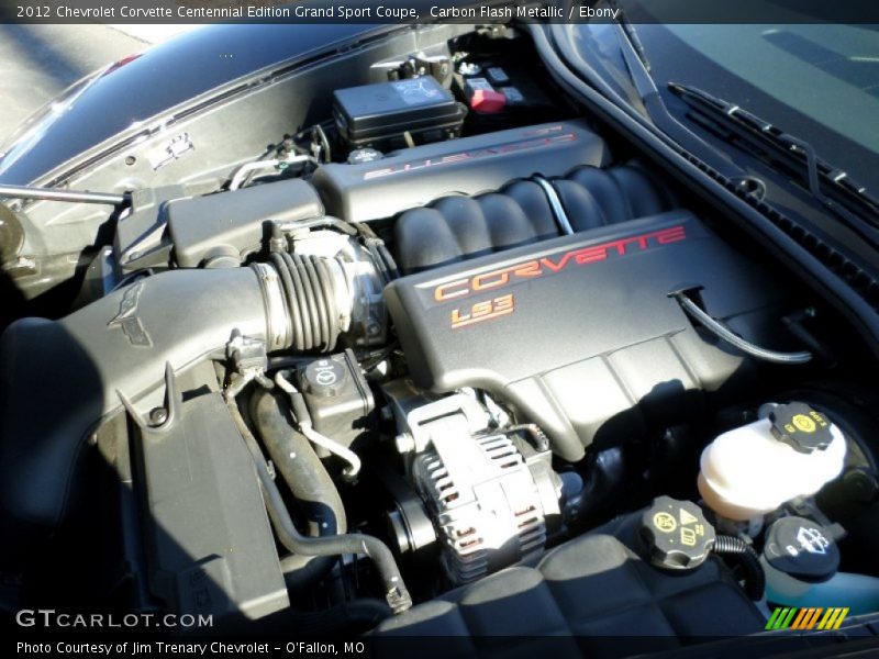 Carbon Flash Metallic / Ebony 2012 Chevrolet Corvette Centennial Edition Grand Sport Coupe