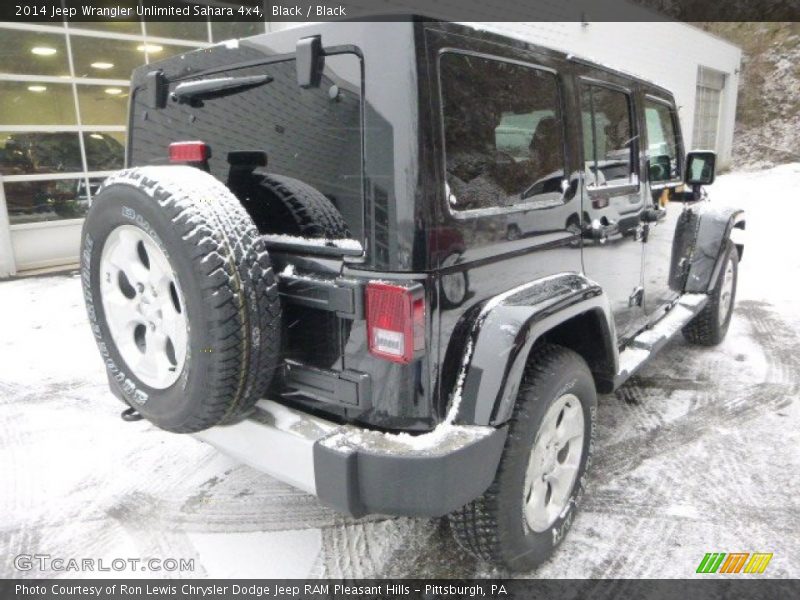 Black / Black 2014 Jeep Wrangler Unlimited Sahara 4x4