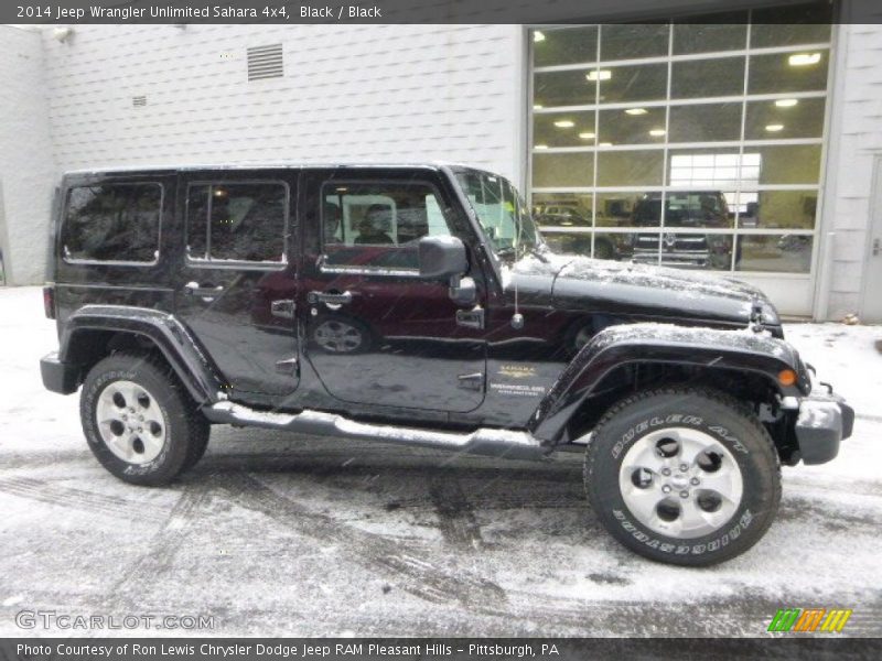 Black / Black 2014 Jeep Wrangler Unlimited Sahara 4x4