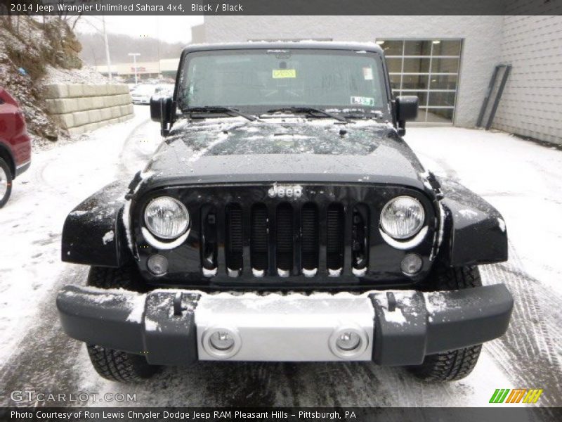 Black / Black 2014 Jeep Wrangler Unlimited Sahara 4x4