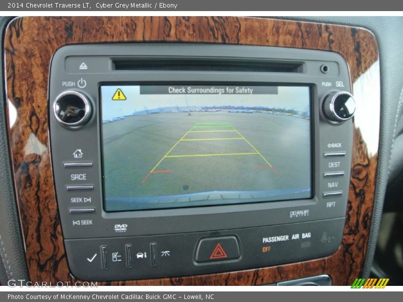 Cyber Grey Metallic / Ebony 2014 Chevrolet Traverse LT
