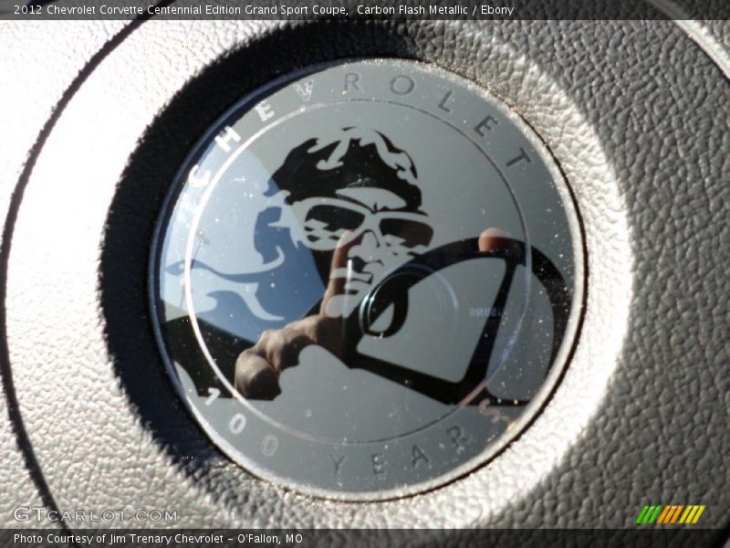 Carbon Flash Metallic / Ebony 2012 Chevrolet Corvette Centennial Edition Grand Sport Coupe