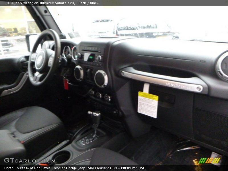 Black / Black 2014 Jeep Wrangler Unlimited Sahara 4x4