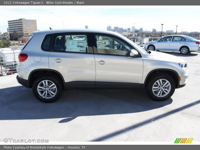 White Gold Metallic / Black 2013 Volkswagen Tiguan S