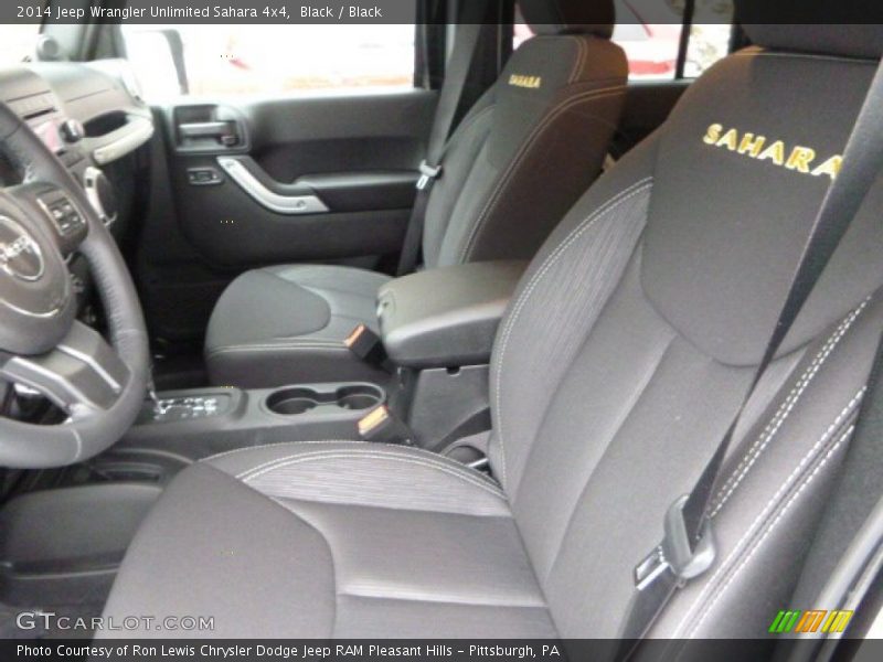 Black / Black 2014 Jeep Wrangler Unlimited Sahara 4x4