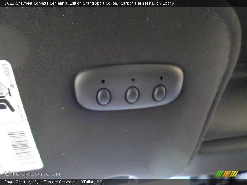 Carbon Flash Metallic / Ebony 2012 Chevrolet Corvette Centennial Edition Grand Sport Coupe