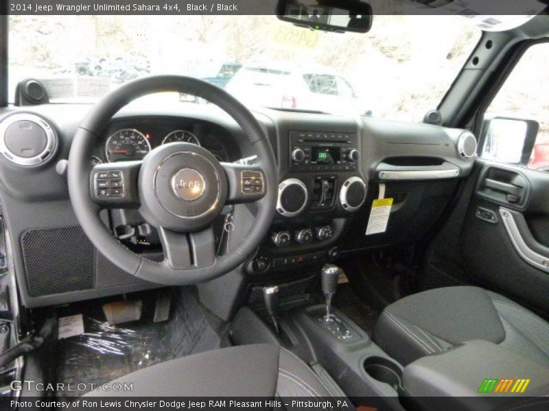 Black / Black 2014 Jeep Wrangler Unlimited Sahara 4x4