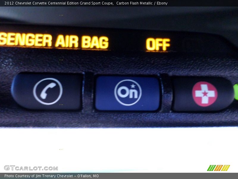 Carbon Flash Metallic / Ebony 2012 Chevrolet Corvette Centennial Edition Grand Sport Coupe