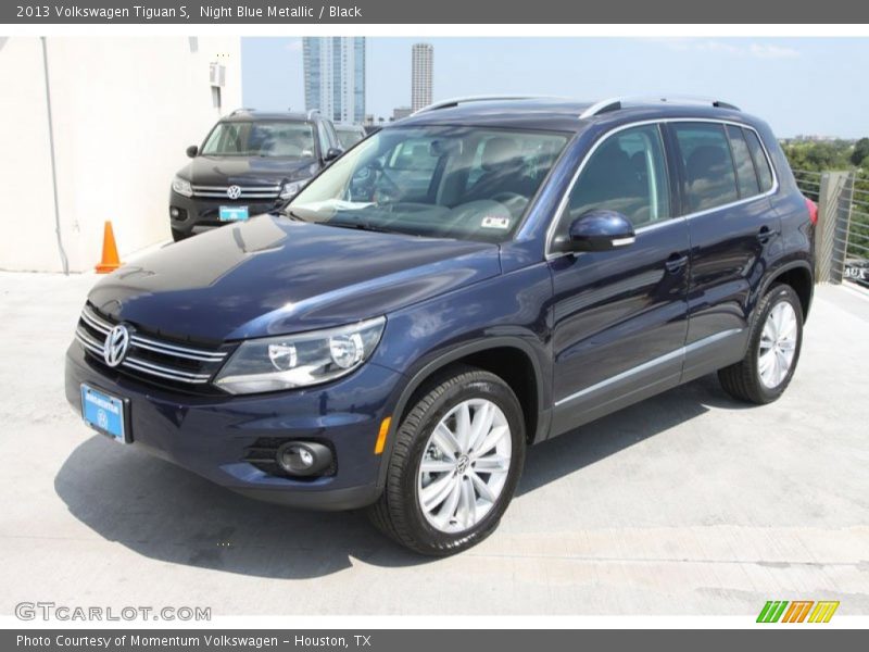 Night Blue Metallic / Black 2013 Volkswagen Tiguan S