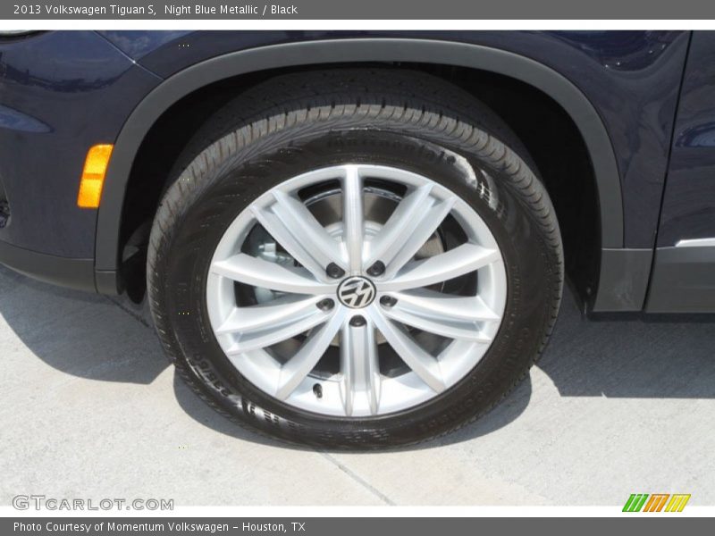 Night Blue Metallic / Black 2013 Volkswagen Tiguan S
