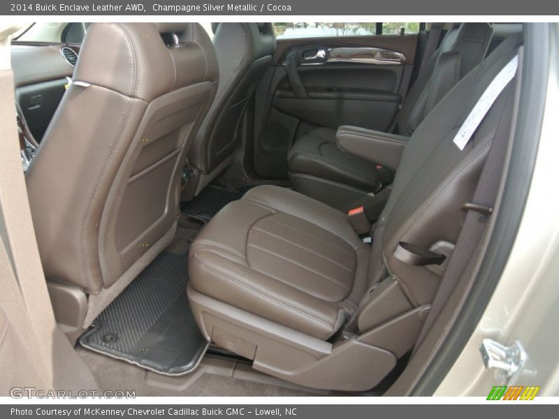 Rear Seat of 2014 Enclave Leather AWD