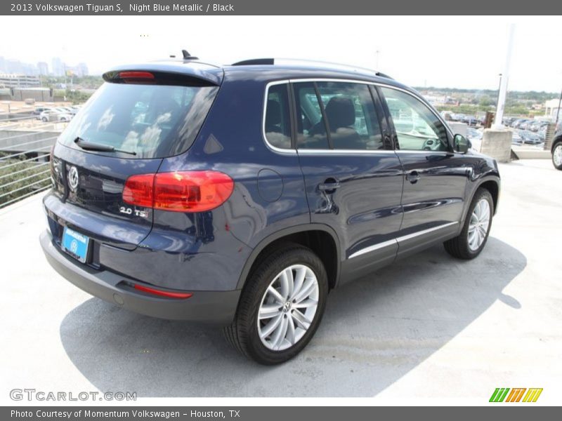 Night Blue Metallic / Black 2013 Volkswagen Tiguan S