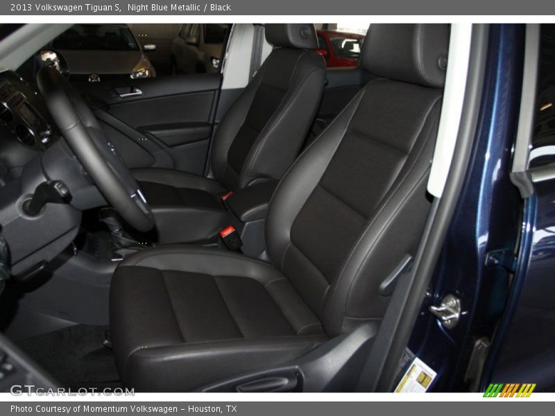 Night Blue Metallic / Black 2013 Volkswagen Tiguan S