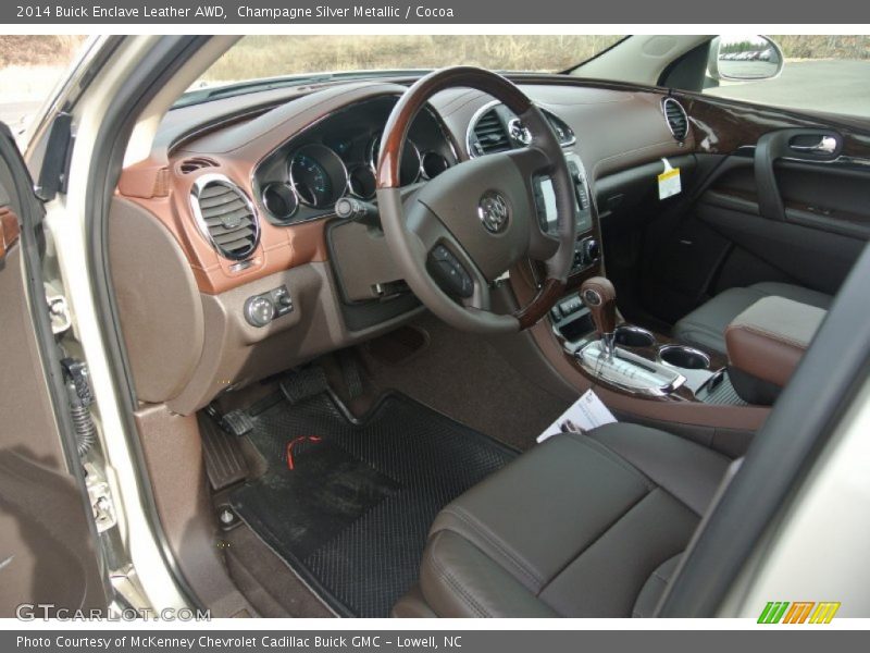  2014 Enclave Leather AWD Cocoa Interior