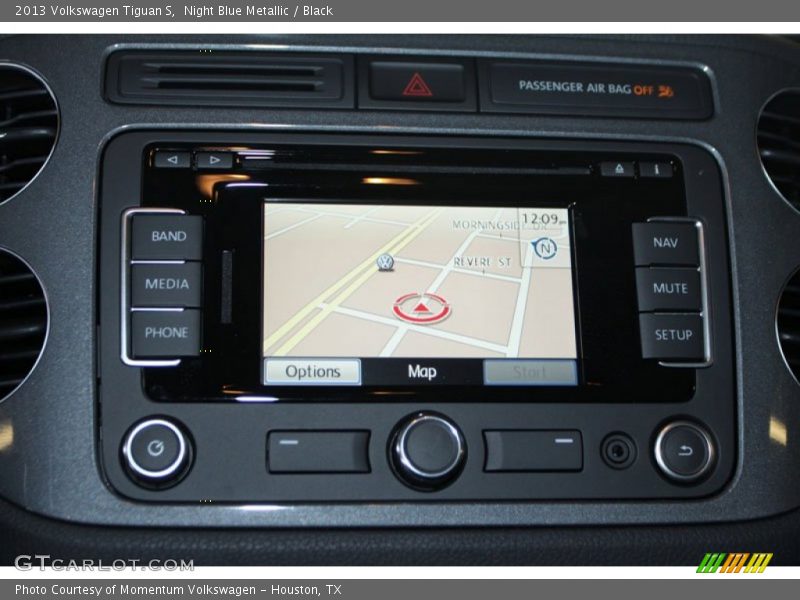 Night Blue Metallic / Black 2013 Volkswagen Tiguan S