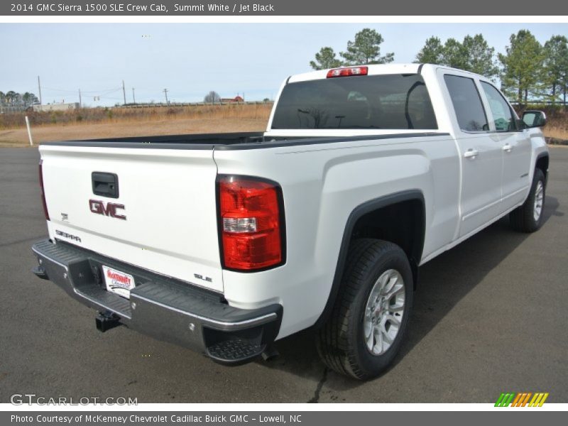 Summit White / Jet Black 2014 GMC Sierra 1500 SLE Crew Cab