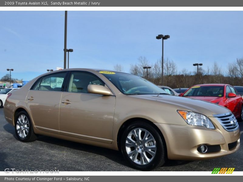 Sandy Beach Metallic / Ivory 2009 Toyota Avalon XLS