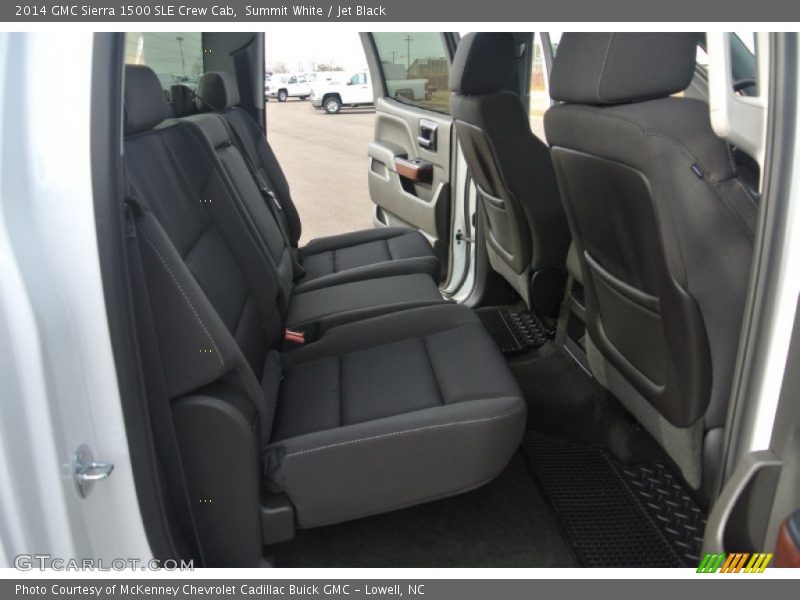 Summit White / Jet Black 2014 GMC Sierra 1500 SLE Crew Cab