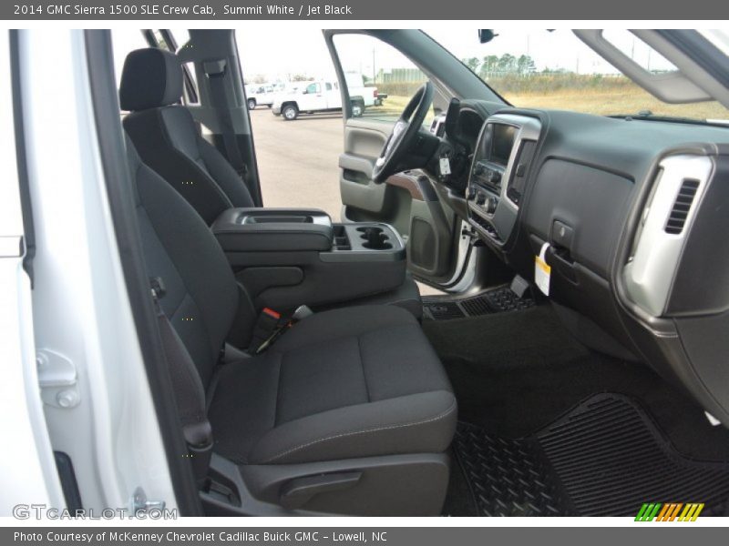 Summit White / Jet Black 2014 GMC Sierra 1500 SLE Crew Cab