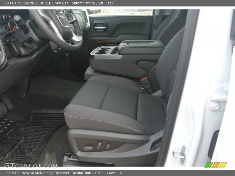 Summit White / Jet Black 2014 GMC Sierra 1500 SLE Crew Cab