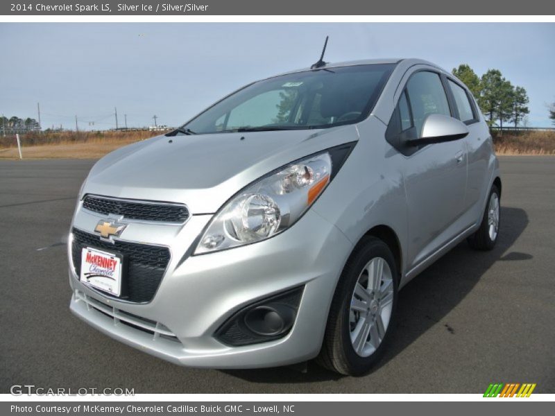 Silver Ice / Silver/Silver 2014 Chevrolet Spark LS
