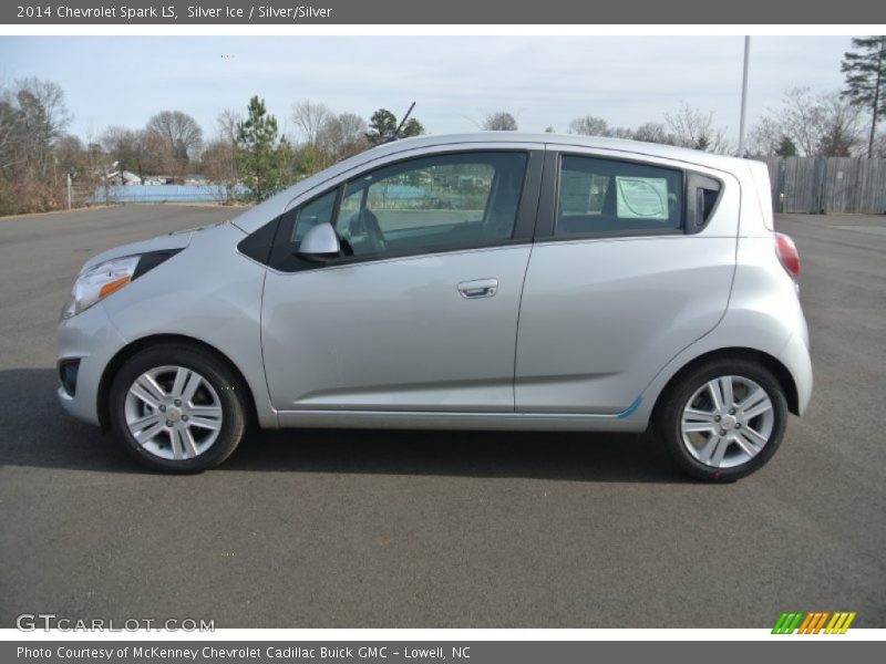 Silver Ice / Silver/Silver 2014 Chevrolet Spark LS