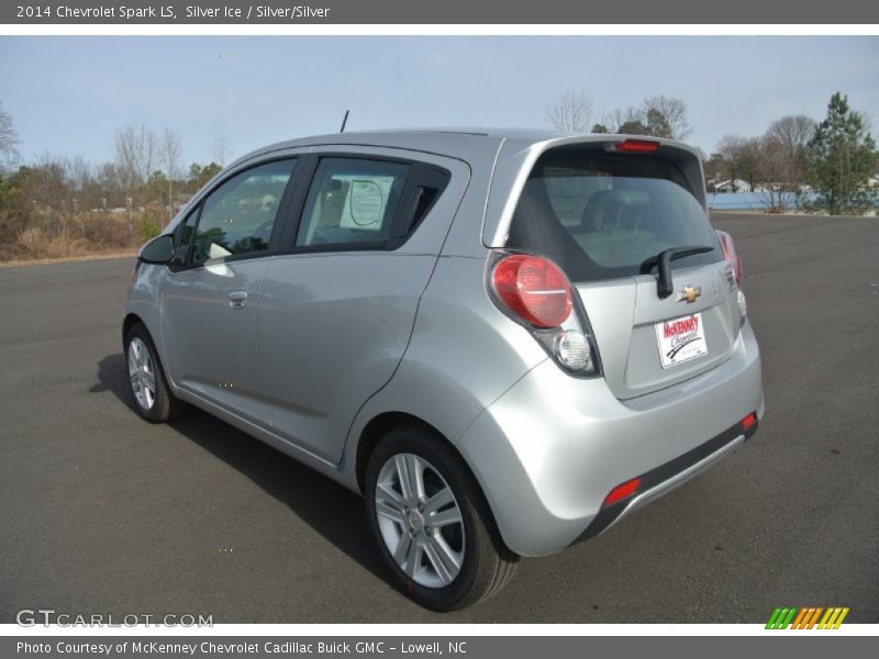 Silver Ice / Silver/Silver 2014 Chevrolet Spark LS