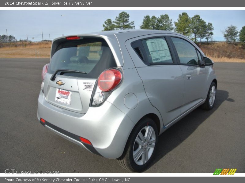 Silver Ice / Silver/Silver 2014 Chevrolet Spark LS