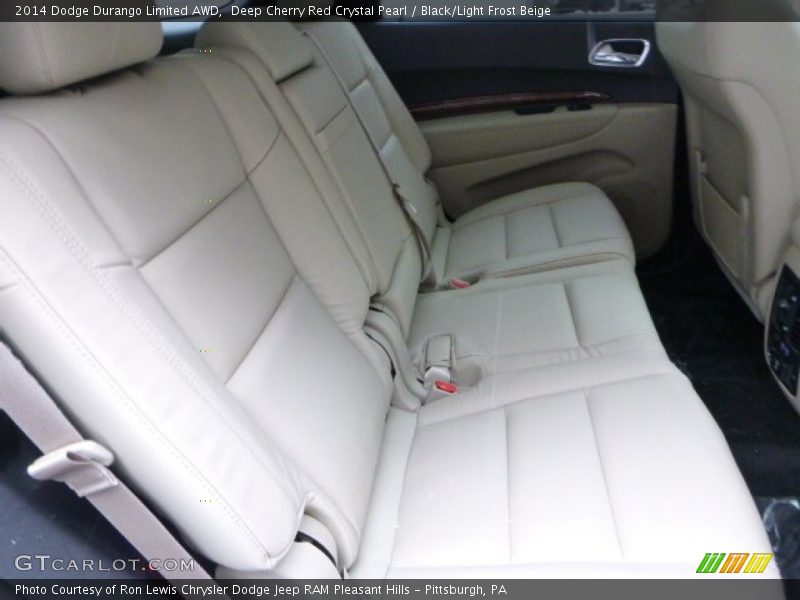 Deep Cherry Red Crystal Pearl / Black/Light Frost Beige 2014 Dodge Durango Limited AWD
