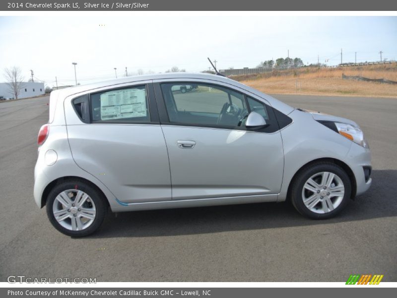 Silver Ice / Silver/Silver 2014 Chevrolet Spark LS