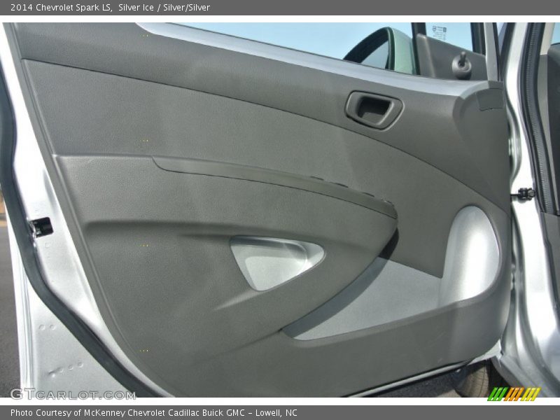 Silver Ice / Silver/Silver 2014 Chevrolet Spark LS