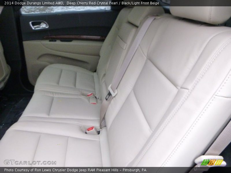 Deep Cherry Red Crystal Pearl / Black/Light Frost Beige 2014 Dodge Durango Limited AWD
