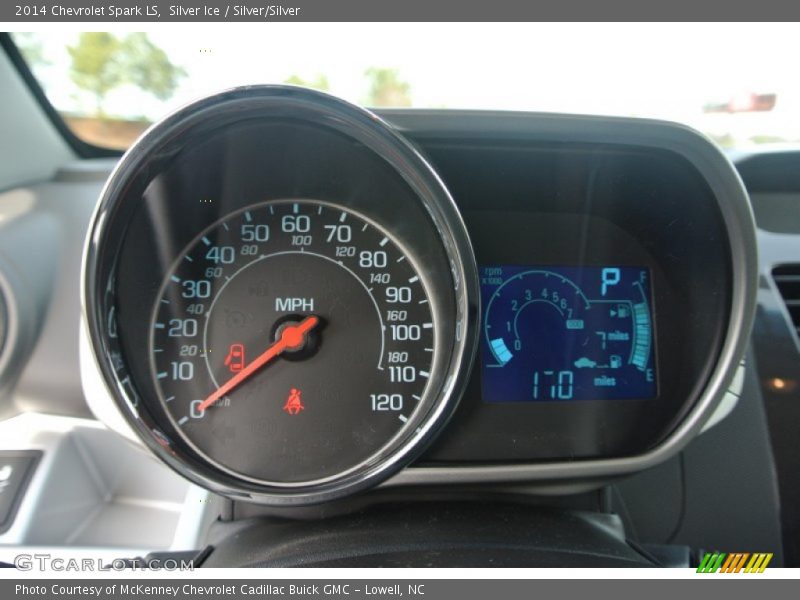 Silver Ice / Silver/Silver 2014 Chevrolet Spark LS