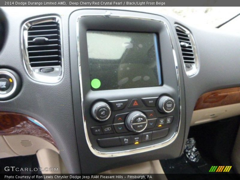 Deep Cherry Red Crystal Pearl / Black/Light Frost Beige 2014 Dodge Durango Limited AWD